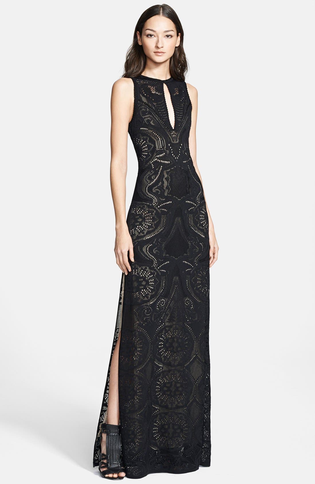 Roberto Cavalli Sleeveless Silk Knit Gown | Nordstrom