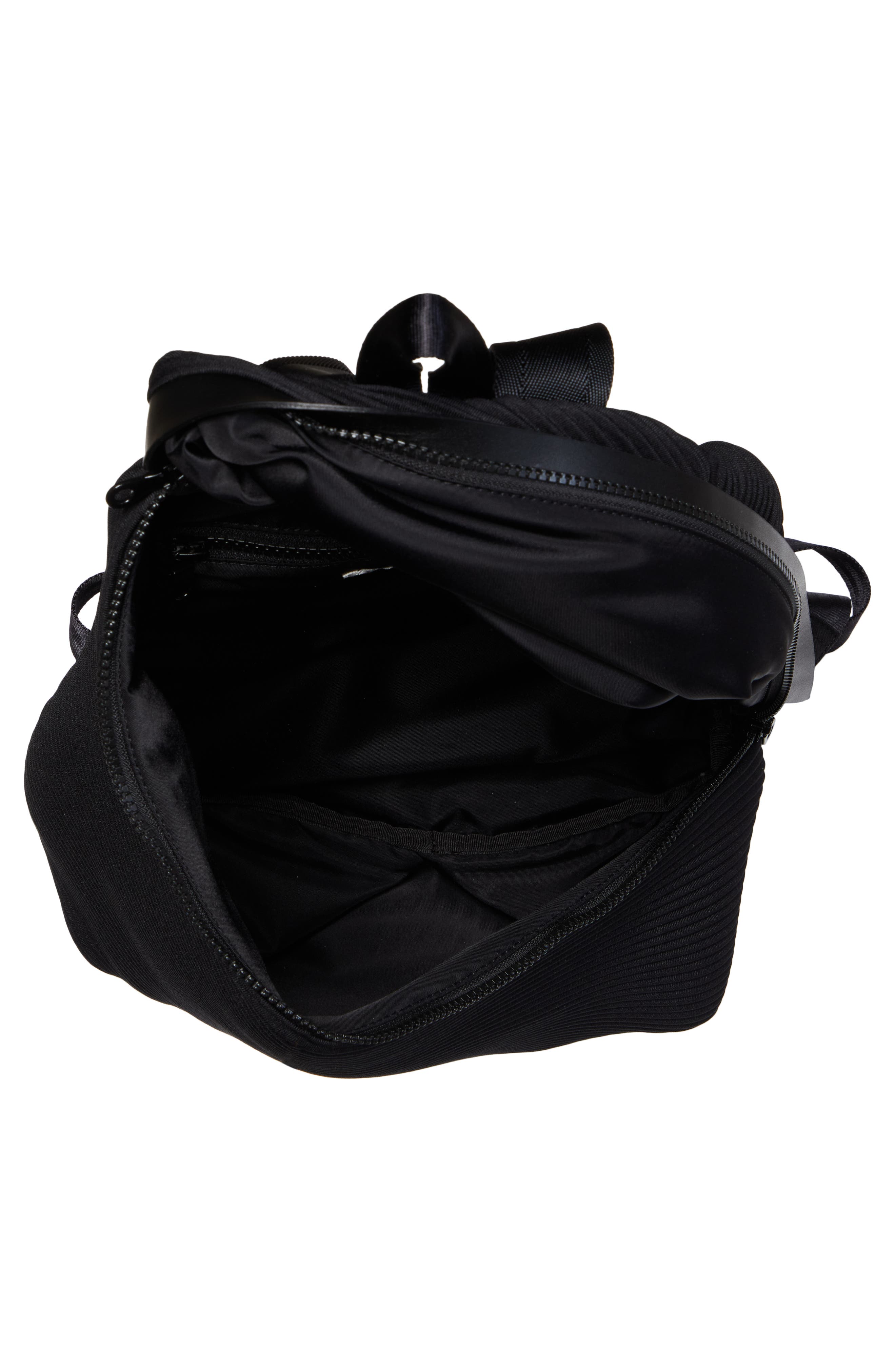 Pleats Please Issey Miyake Bias Pleated Backpack in Black | Smart 