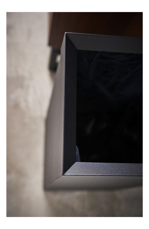 Yamazaki Tall Trash Can In Black