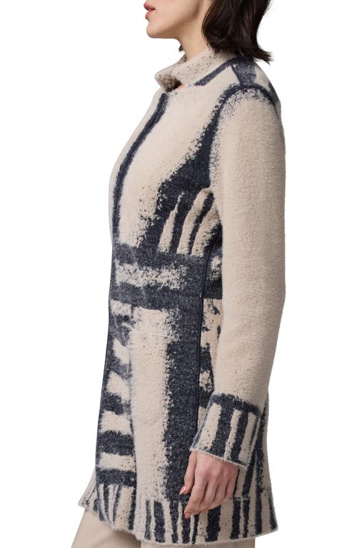 Nic + Zoe Nic+zoe Textured Double Knit Jacket In Neutral Multi