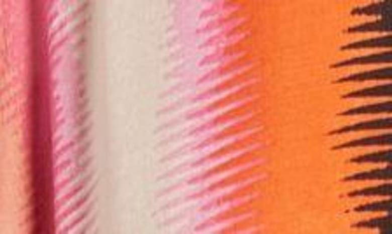 Masai Copenhagen Olivian Stripe Shift Dress In Tigerlily