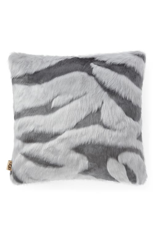 UGG(r) Shayla Faux Fur Pillow in Stone /Light House