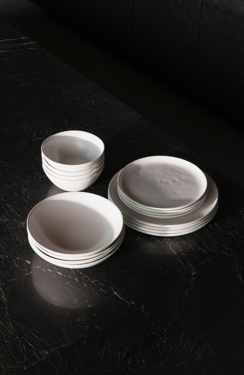 Shop Fable The Set Of 4 Salad Plates In Cloud White