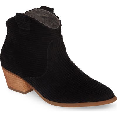 Band Of Gypsies Delta Corduroy Bootie- Black