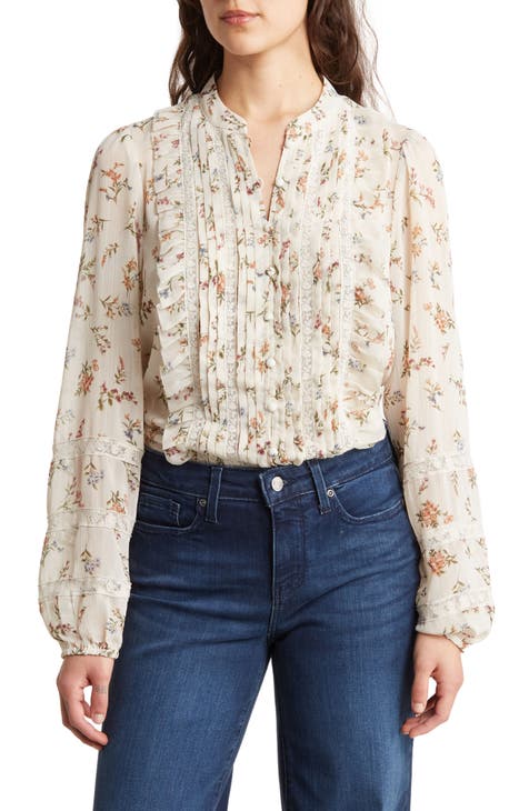 Women's Lace Button-Up Shirts Rack | Nordstrom Rack