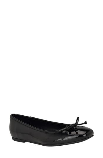 Calvin Klein Bronte Ballet Flat In Black/black
