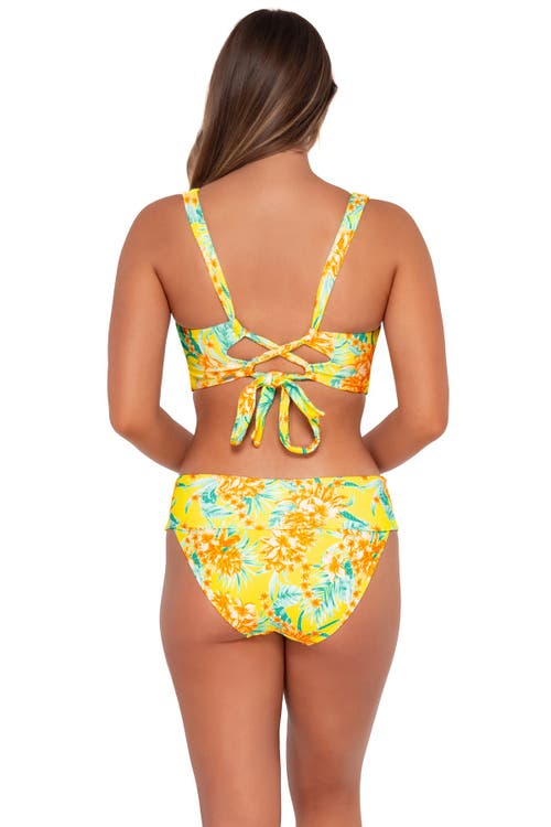 Shop Sunsets Elsie Top-40d/42c In Golden Tropics Sandbar Rib