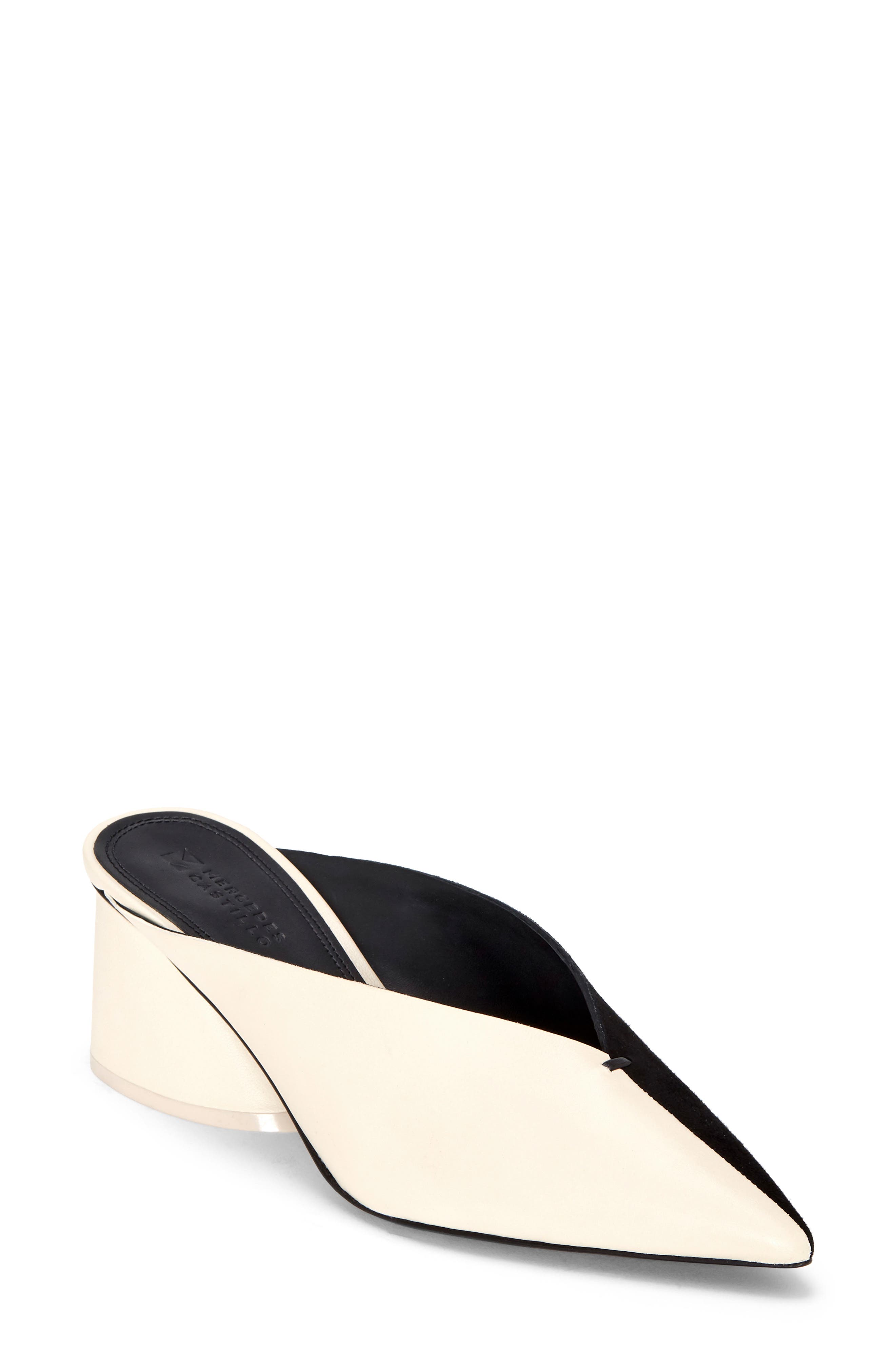 Mercedes Castillo Mule- Ivory
