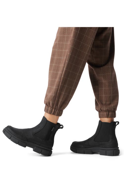 Sorel Explorer Chelsea Boot In Black/ Black