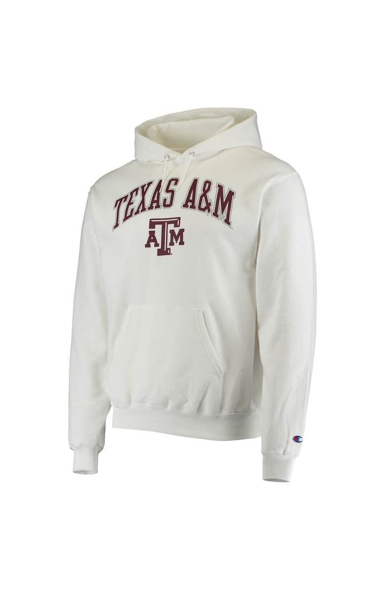 Men's Champion White Texas A&M Aggies Campus Classic Pullover Hoodie