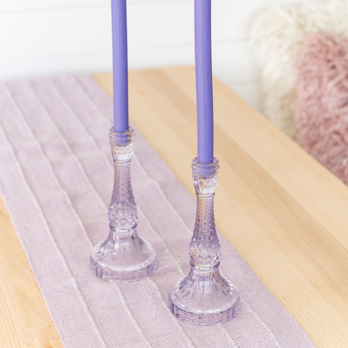 Shop Jollity & Co Fabric Table Runner In Lavender