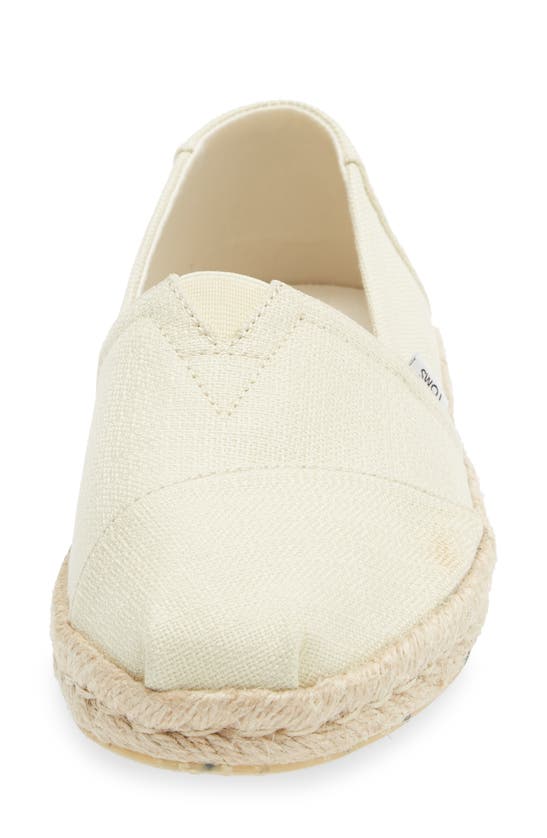 Shop Toms Alpargata Rope Espadrille In Yellow