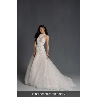 Hayley Paige Stella Halter Neck Wedding Dress, Size IN STORE ONLY - Ivory