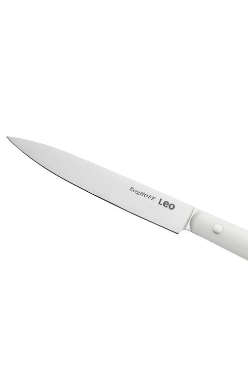 Berghoff Leo Glints 3-piece Starter Knife Set In White