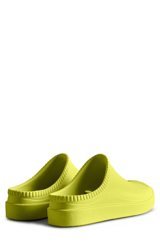 Shop Hunter Gender Inclusive In/out Bloom Clog In Zesty Yellow