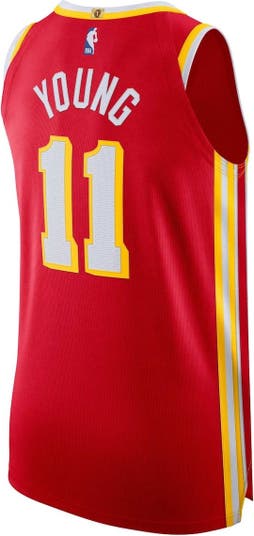 Nike Men's Nike Trae Young Red Atlanta Hawks Authentic Player Jersey - Icon  Edition