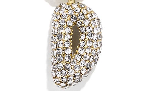 Baublebar Mini Pavé Bubble Initial Necklace In Gold D