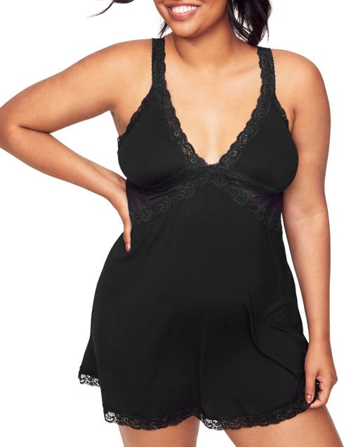 Shop Adore Me Primrose Slip In Black