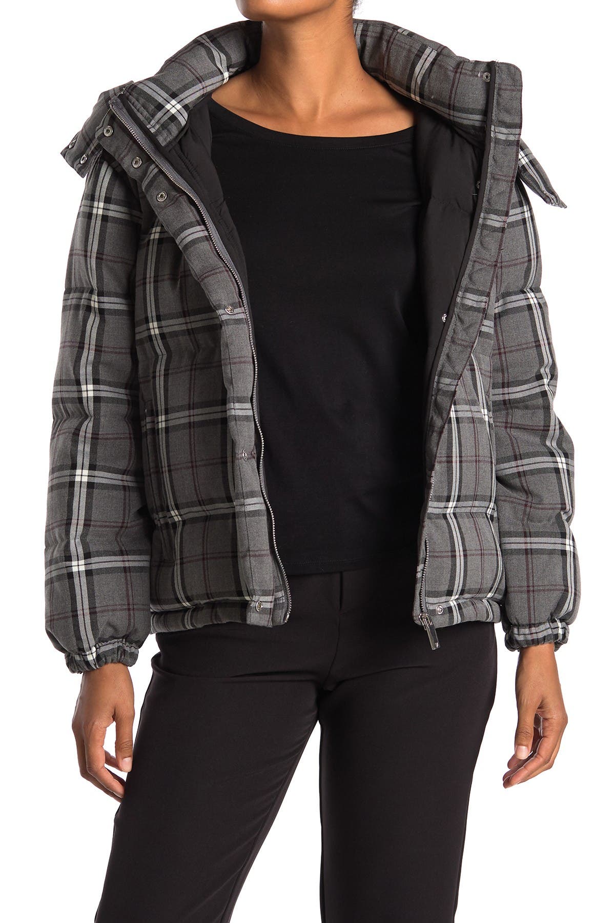 vince camuto hooded puffer jacket