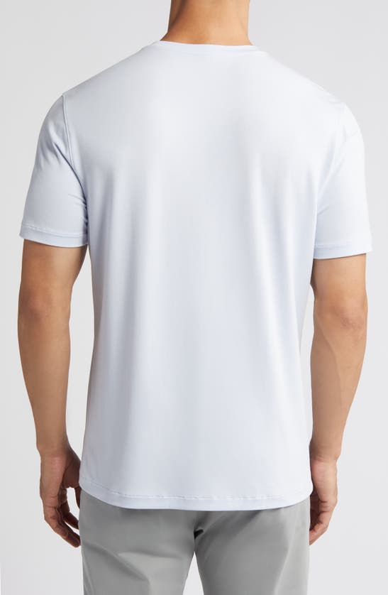 Shop Mizzen + Main Knox Solid Performance T-shirt In Light Pastel Blue