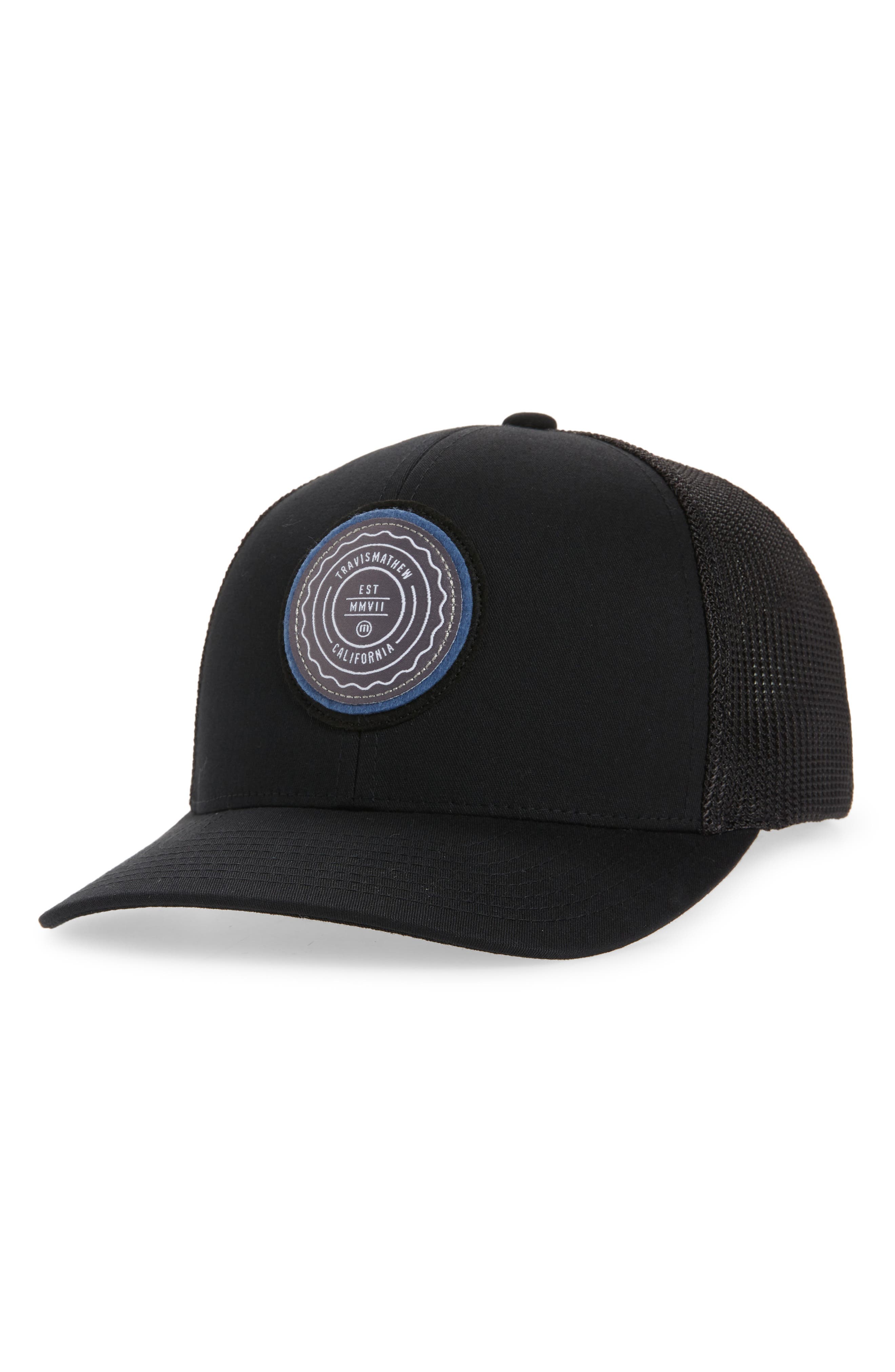 travis mathew bank 2.0 trucker hat