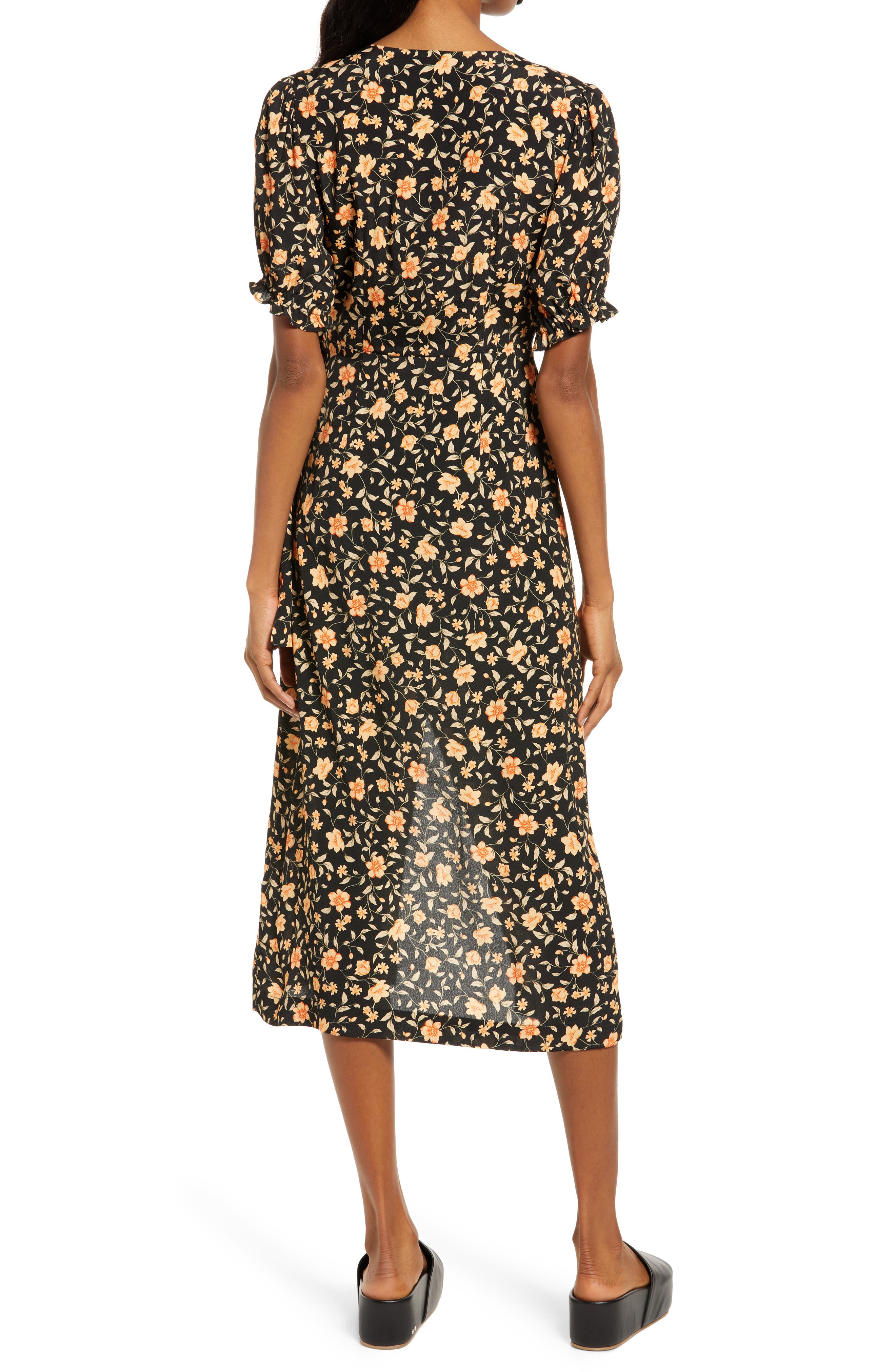 Haillie Wrap Midi Dress | Nordstrom