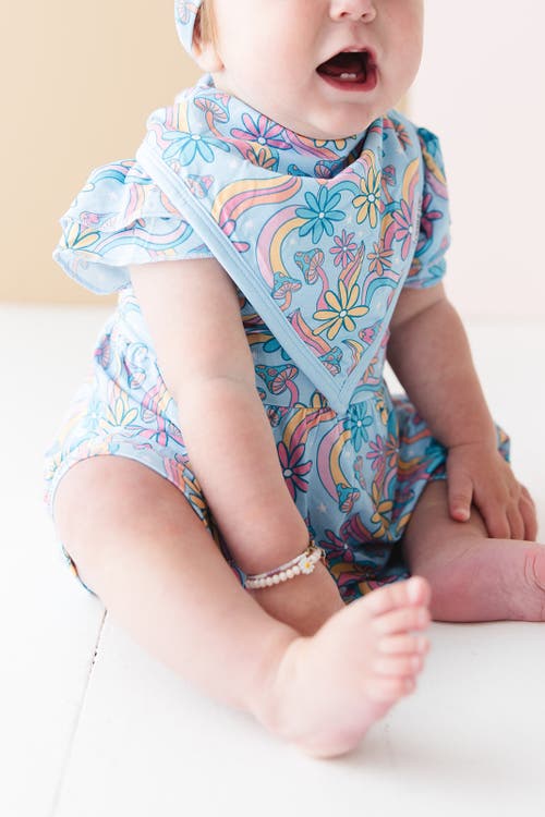 Charlie Lou Baby ® Groovy Fall After All Snap Bib In Blue