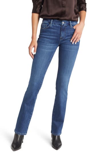 FRAME LE MINI - Bootcut jeans - poe/blue denim - Zalando.de