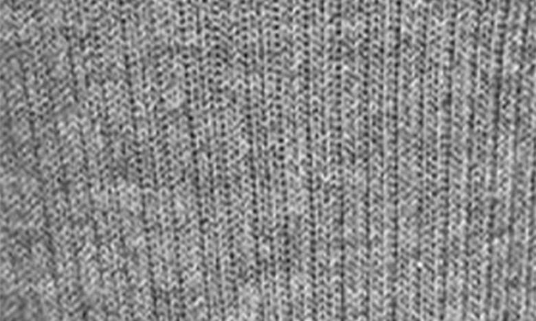 Memoi Stripe Performance Knee High Compression Socks In Med Gray Heather