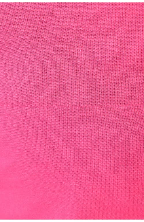 Petal And Pup Petal & Pup Libbie Ruffle Cotton & Linen Minidress In Pink