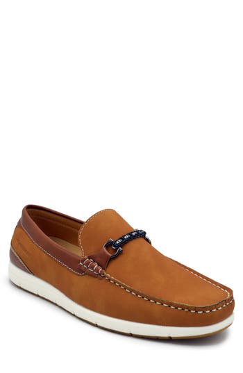 Aston Marc Crosby Bit Loafer In Tan