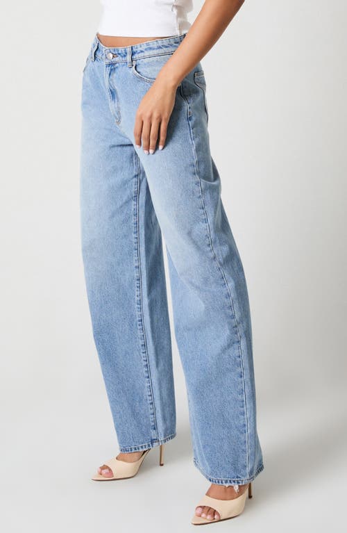 Shop Rolla's Kate Distressed Nonstretch Baggy Jeans In Blue