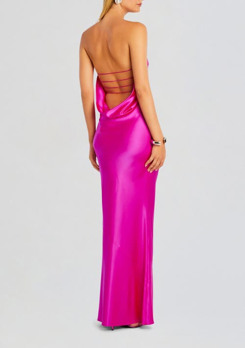 Shop Retroféte Retrofête Keaton Dress In Neon Pink