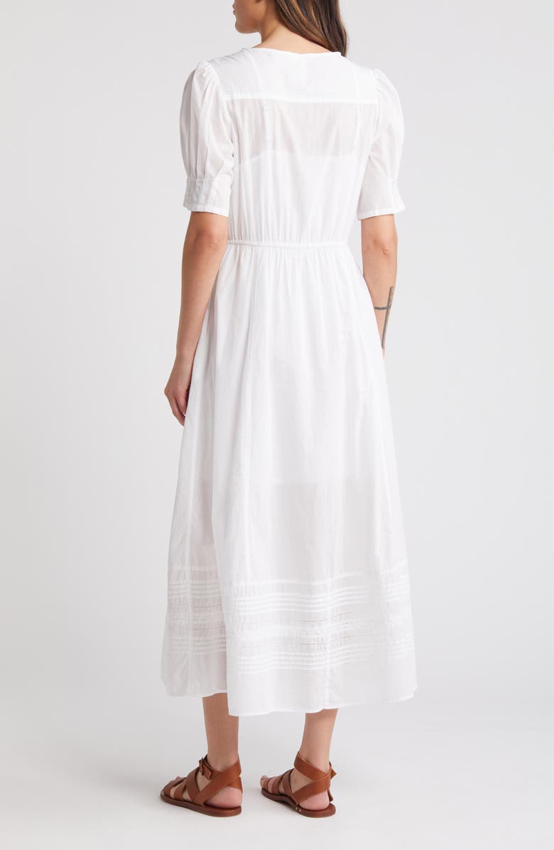 Treasure & Bond Pintuck Cotton Maxi Dress | Nordstrom