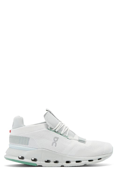 Shop On Cloudnova Sneaker In Undyed White/glacier