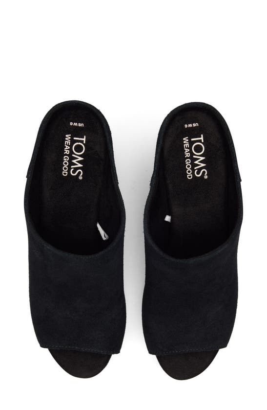 Shop Toms Florence Platform Sandal In Black