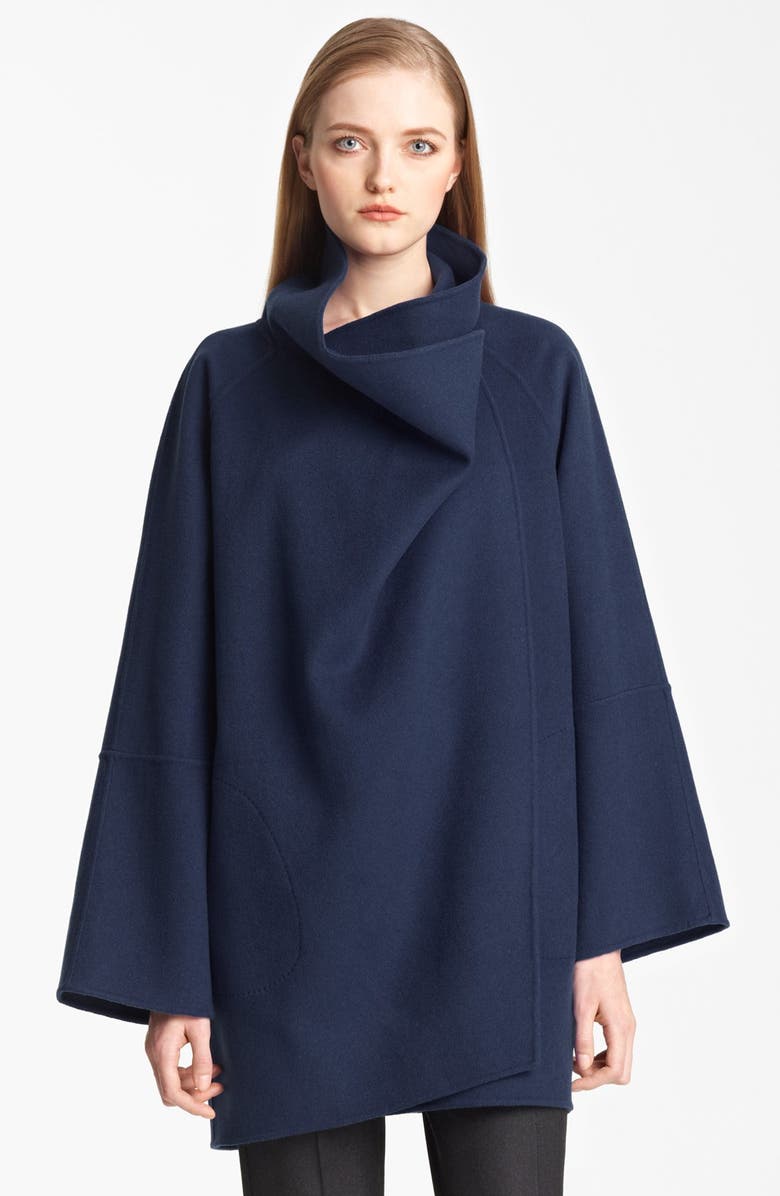 Armani Collezioni Drape Front Coat | Nordstrom