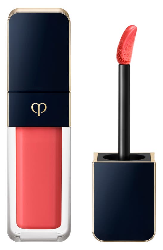 Clé De Peau Beauté Cream Rouge Shine Lipstick In 202 Plumeria Apricot