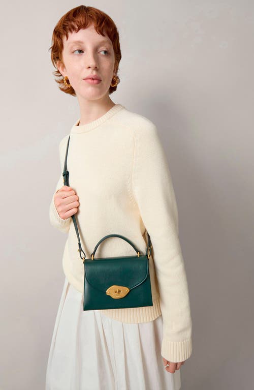 Shop Mulberry Small Lana Top Handle Crossbody Bag In  Green