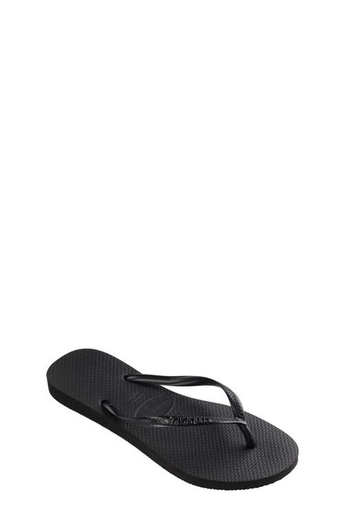 Havaianas Slim Flip Flop In Black