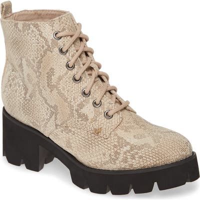 Bc Footwear Strength In Numbers Vegan Leather Bootie- Beige