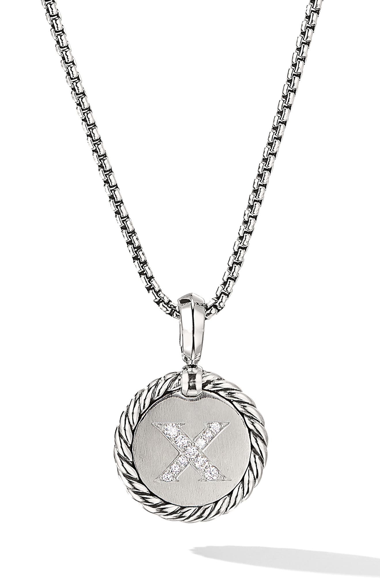 david yurman heart initial necklace