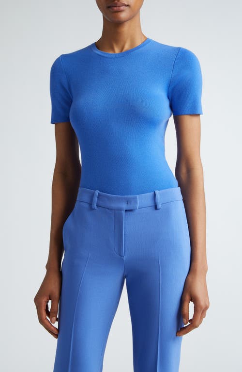 Michael Kors Crewneck Cashmere T-Shirt Sweater Azure at Nordstrom,