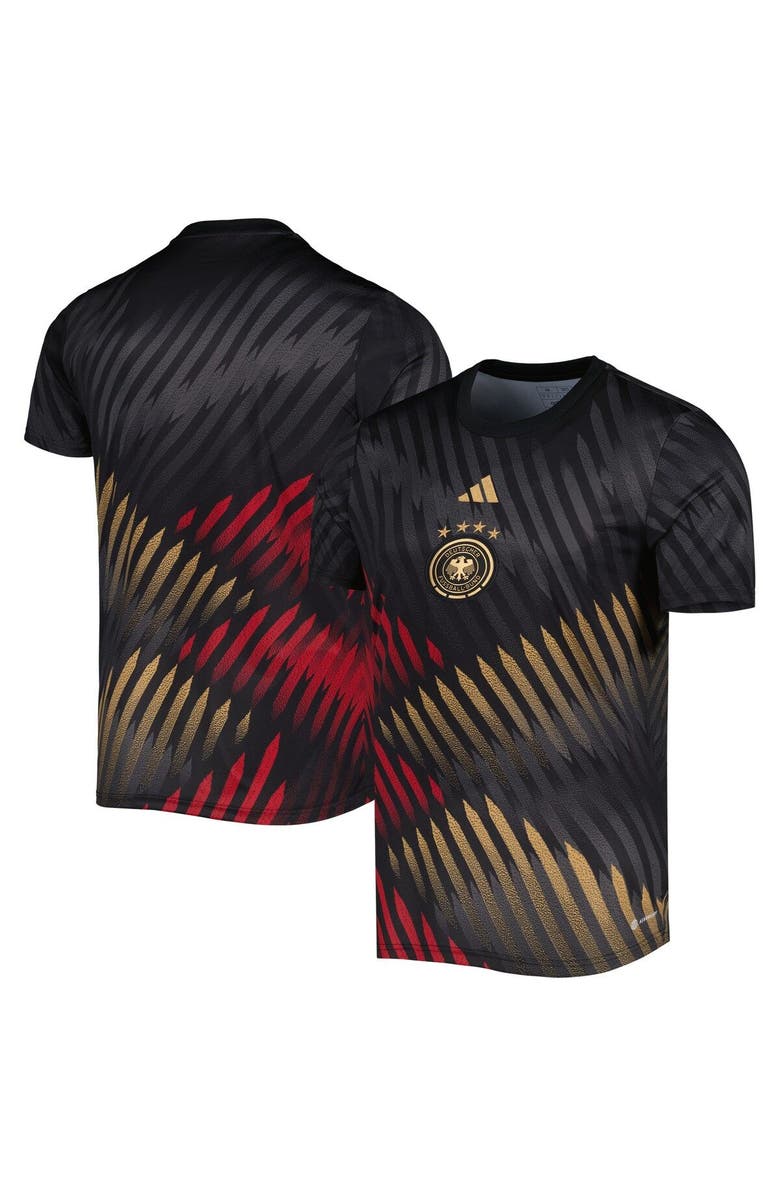 adidas Men's adidas Black Germany National Team 2022 AEROREADY Pre ...