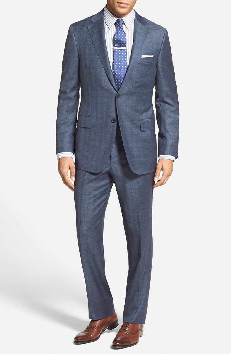 Hickey Freeman 'Beacon' Classic Fit Plaid Suit | Nordstrom