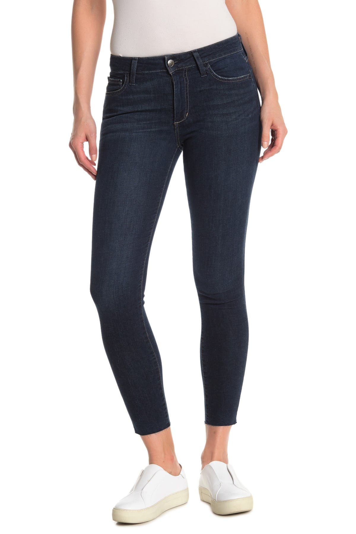 mid rise ankle jeans