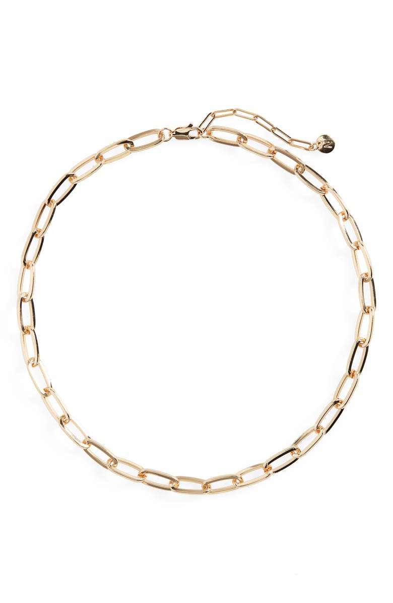 NORDSTROM Classic Paperclip Chain Necklace, Main, color, GOLD