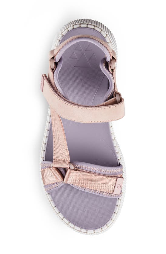 Shop Cougar Spray Water Resistant Platform Sandal In Blush