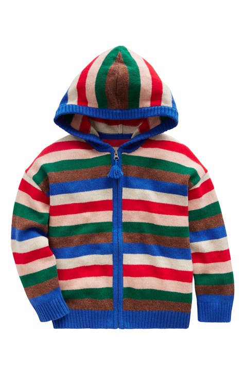 Kids' Stripe Zip-Up Sweater Jacket (Toddler, Little Kid & Big Kid)