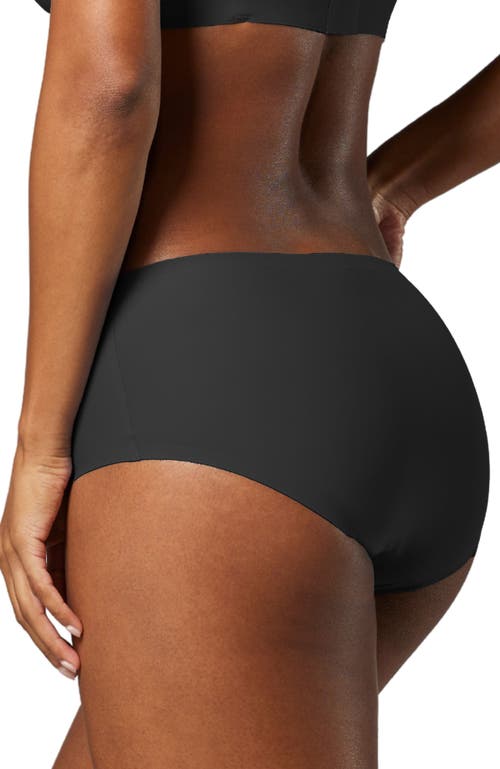 Shop Siella Invisible Hipster Pantie In Black